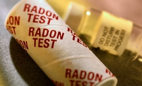 Radon test kit